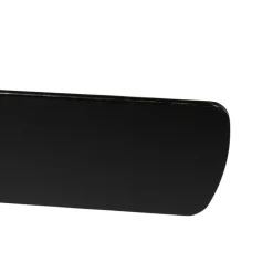 QAZQA Schlafzimmerlampen|Küchenlampen*Deckenventilator schwarz mit Holzprint 107,5 cm 3-flammig mit Zugschalter - Mistral Vidro