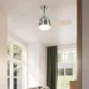 QAZQA Deckenventilator Mit Licht|Esszimmerlampen*Deckenventilator Stahl 96cm mit Fernbedienung - Rotar