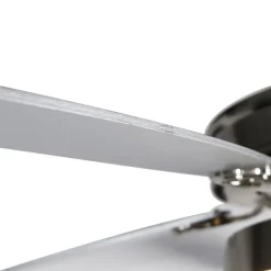 QAZQA Deckenventilator Mit Licht|Wohnzimmerlampen*Deckenventilator Stahl mit Fernbedienung inkl. LED - Malaki