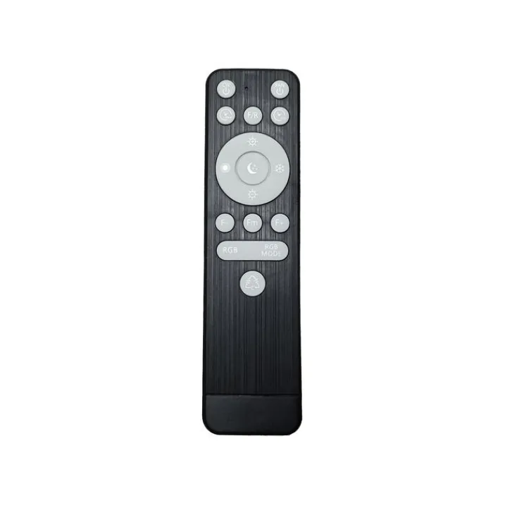 QAZQA Deckenventilator Mit Licht|Wohnzimmerlampen*Deckenventilator weiß 48,5 cm inkl. LED Dimmbar RGB mit Fernbedienung - Clemo