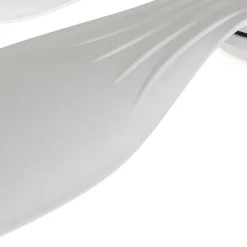 QAZQA Professional Deckenventilator Mit Licht|Wohnzimmerlampen*Deckenventilator Weiß 137cm inkl. LED Dimmbar mit Fernbedienung - Tak