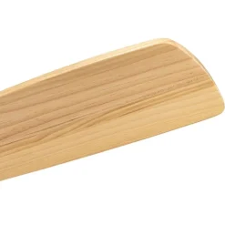 QAZQA Deckenventilator Mit Licht|Wohnzimmerlampen*Deckenventilator weiß mit Holz 131,5 cm inkl. LED Dimmbar mit Fernbedienung - Jerri