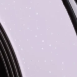 QAZQA Deckenventilator Mit Licht|Wohnzimmerlampen*Deckenventilator weiß mit Sterneffekt 47cm inkl. LED Dimmbar mit Fernbedienung - Emily