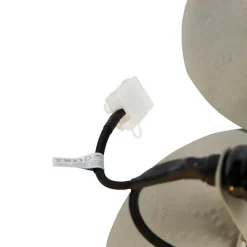 QAZQA Schlafzimmerlampen|Esszimmerlampen*Dekorative orientalische Wandlampe Gold mit weißen 2 Lichtern - Hikina