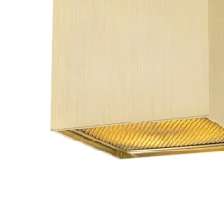 QAZQA Deckenstrahler|Aufbaustrahler*Design Aufbaustrahler Gold GU10 111mm - Box Honey