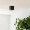 QAZQA Wandstrahler|Deckenstrahler*Design Aufbaustrahler schwarz quadratisch - Box