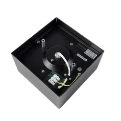 QAZQA Wandstrahler|Deckenstrahler*Design Aufbaustrahler Schwarz Verstellbar - Kaya