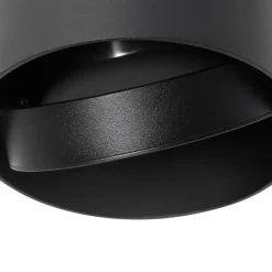 QAZQA Schlafzimmerlampen|Küchenlampen*Design Aufbaustrahler schwarz verstellbar GU10 111mm - Impact