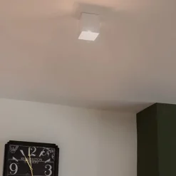 QAZQA Wandstrahler|Deckenstrahler*Design Aufbaustrahler Weiß GU10 50mm - Qubo