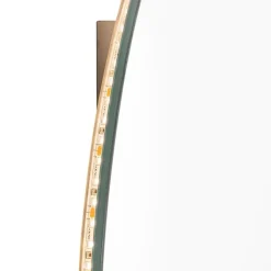 QAZQA Badezimmerlampen|Spiegel Mit Beleuchtung*Design Badezimmerspiegel 40 cm inkl. LED IP44 - Biba