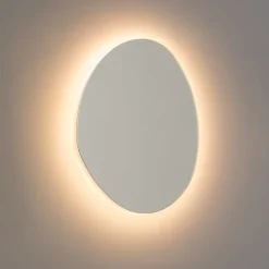 QAZQA Badezimmerlampen|Spiegel Mit Beleuchtung*Design Badezimmerspiegel 40 cm inkl. LED IP44 - Biba