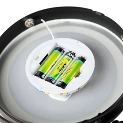 QAZQA Badezimmerlampen|Spiegel Mit Beleuchtung*Design Badezimmerspiegel schwarz inkl. LED verstellbar IP44 - Vicino