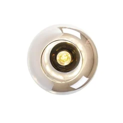 QAZQA Deckenleuchten|Wohnzimmerlampen*Design Deckenlampe schwarz mit gold mit Rauchglas - Zuzanna