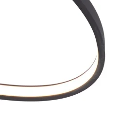 Trio Leuchten Schlafzimmerlampen|Küchenlampen*Design Deckenleuchte Anthrazit inkl. LED 3-stufig dimmbar - Axy