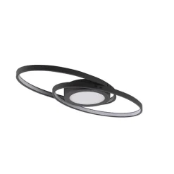 Trio Leuchten Schlafzimmerlampen|Küchenlampen*Design Deckenleuchte Anthrazit inkl. LED 3-stufig dimmbar - Axy