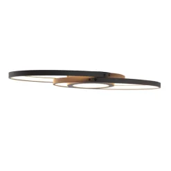 Trio Leuchten Schlafzimmerlampen|Küchenlampen*Design Deckenleuchte Anthrazit inkl. LED 3-stufig dimmbar - Axy