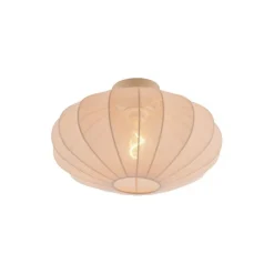 QAZQA Schlafzimmerlampen|Küchenlampen*Design Deckenleuchte Beige - Bida