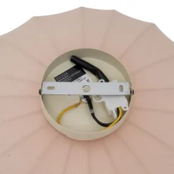 QAZQA Schlafzimmerlampen|Küchenlampen*Design Deckenleuchte Beige - Bida