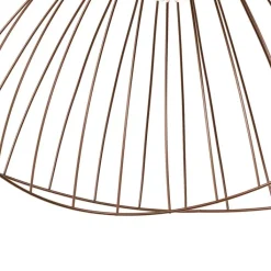 QAZQA Schlafzimmerlampen|Küchenlampen*Design Deckenleuchte Bronze mit doppeltem Schirm 45cm - Pua