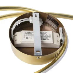 QAZQA Led-Deckenleuchten|Deckenleuchten*Design Deckenleuchte Gold inkl. LED 3 Stufen dimmbar - Rowan