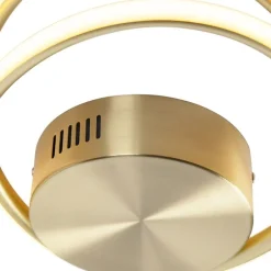 QAZQA Led-Deckenleuchten|Deckenleuchten*Design Deckenleuchte Gold inkl. LED 3 Stufen dimmbar - Rowan