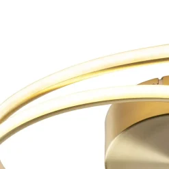 QAZQA Led-Deckenleuchten|Deckenleuchten*Design Deckenleuchte Gold inkl. LED 3 Stufen dimmbar - Rowan