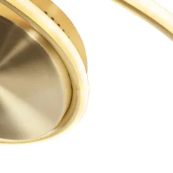 QAZQA Led-Deckenleuchten|Deckenleuchten*Design Deckenleuchte Gold inkl. LED 3 Stufen dimmbar - Rowan