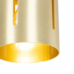 QAZQA Deckenleuchten|Esszimmerlampen*Design Deckenleuchte Gold mit Lichteffekt - Yana