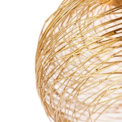 QAZQA Deckenleuchten|Wohnzimmerlampen*Design Deckenleuchte Gold Stahl - Sarella