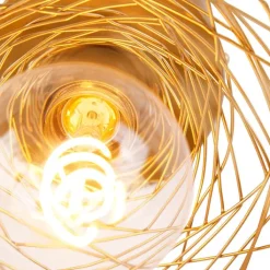 QAZQA Deckenleuchten|Wohnzimmerlampen*Design Deckenleuchte Gold Stahl - Sarella