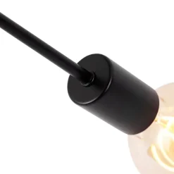 QAZQA Schlafzimmerlampen|Küchenlampen*Design Deckenleuchte schwarz 5-Lichter - Facile