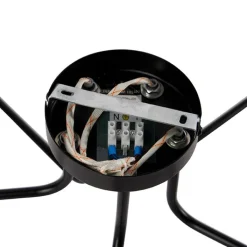 QAZQA Schlafzimmerlampen|Küchenlampen*Design Deckenleuchte schwarz 5-Lichter - Facile