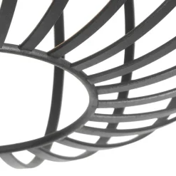 QAZQA Deckenleuchten|Wohnzimmerlampen*Design Deckenleuchte schwarz 30 cm - Johanna