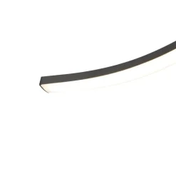 Trio Leuchten Led-Deckenleuchten|Deckenleuchten*Design Deckenleuchte schwarz mit Holz inkl. LED 3-flammig - Vanesa