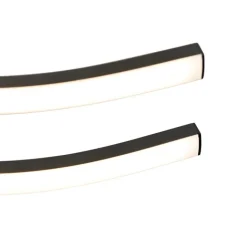 Trio Leuchten Led-Deckenleuchten|Deckenleuchten*Design Deckenleuchte schwarz mit Holz inkl. LED 3-flammig - Vanesa