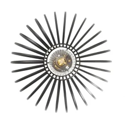 QAZQA Deckenleuchten|Wohnzimmerlampen*Design Deckenleuchte schwarz 39 cm - Johanna