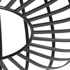 QAZQA Deckenleuchten|Wohnzimmerlampen*Design Deckenleuchte schwarz 39 cm - Johanna