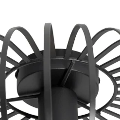 QAZQA Deckenleuchten|Wohnzimmerlampen*Design Deckenleuchte schwarz 39 cm - Johanna