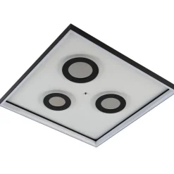 Paul Neuhaus Led-Deckenleuchten|Deckenleuchten*Design Deckenleuchte Schwarz inkl. Dimmbarer LED mit Fernbedienung - Dune