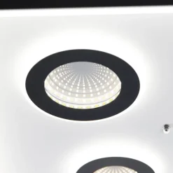 Paul Neuhaus Led-Deckenleuchten|Deckenleuchten*Design Deckenleuchte Schwarz inkl. Dimmbarer LED mit Fernbedienung - Dune