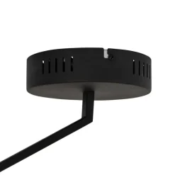 QAZQA Schlafzimmerlampen|Küchenlampen*Design Deckenleuchte schwarz inkl. LED 3-stufig dimmbar - Anello