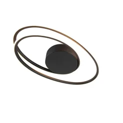 QAZQA Led-Deckenleuchten|Deckenleuchten*Design Deckenleuchte schwarz inkl. LED 3 Stufen dimmbar - Rowan