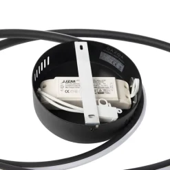 QAZQA Led-Deckenleuchten|Deckenleuchten*Design Deckenleuchte schwarz inkl. LED 3 Stufen dimmbar - Rowan