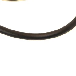 QAZQA Led-Deckenleuchten|Deckenleuchten*Design Deckenleuchte schwarz inkl. LED 3 Stufen dimmbar - Rowan