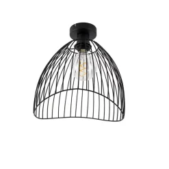 QAZQA Deckenleuchten|Wohnzimmerlampen*Design Deckenleuchte schwarz 29 cm - Pua
