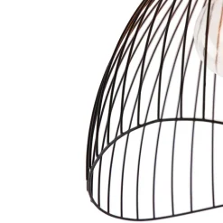 QAZQA Deckenleuchten|Wohnzimmerlampen*Design Deckenleuchte schwarz 29 cm - Pua