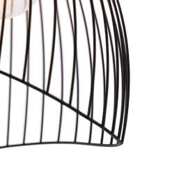 QAZQA Deckenleuchten|Wohnzimmerlampen*Design Deckenleuchte schwarz 29 cm - Pua