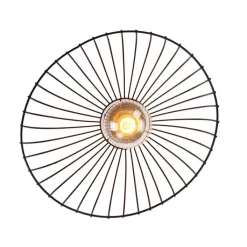 QAZQA Deckenleuchten|Wohnzimmerlampen*Design Deckenleuchte schwarz 29 cm - Pua