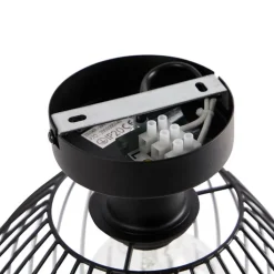 QAZQA Deckenleuchten|Wohnzimmerlampen*Design Deckenleuchte schwarz 29 cm - Pua