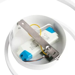 Trio Leuchten Schlafzimmerlampen|Küchenlampen*Design Deckenleuchte weiß inkl. LED 3-stufig dimmbar - Krula